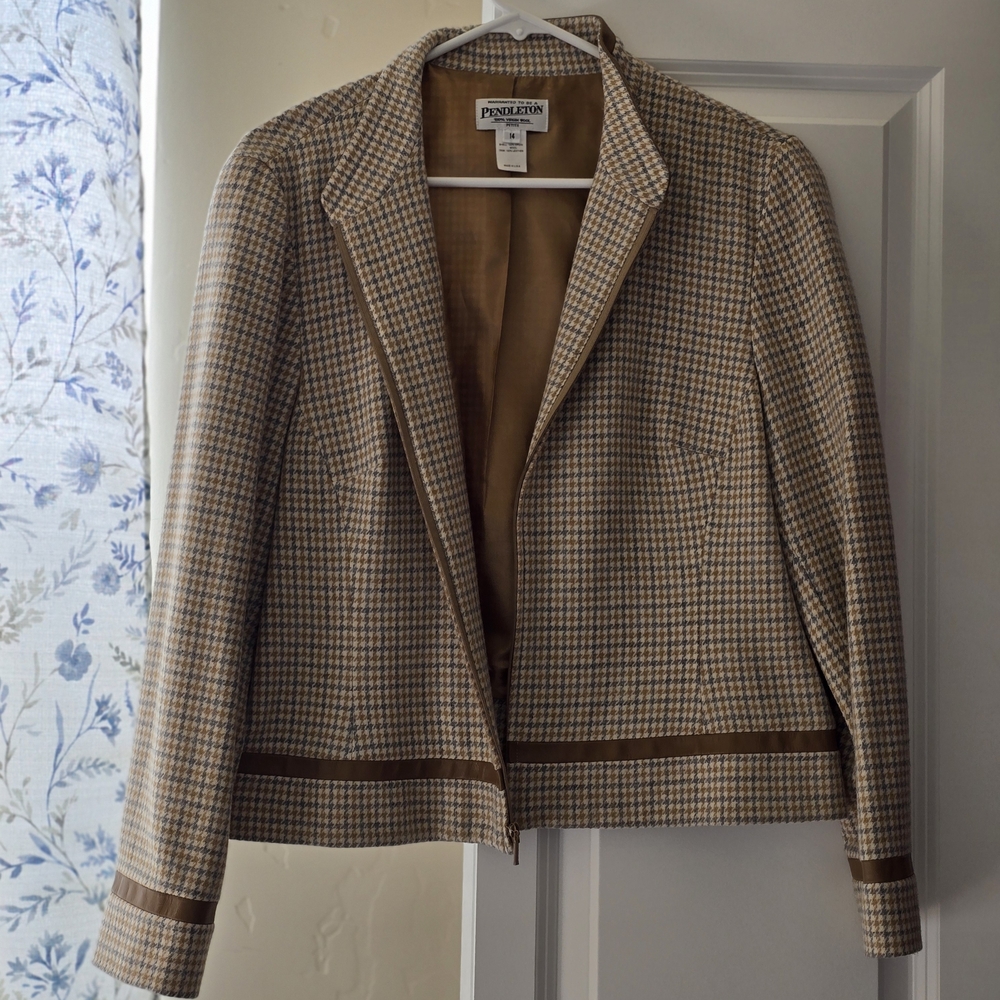 Pendleton Wool And Leather Jacket - image 2